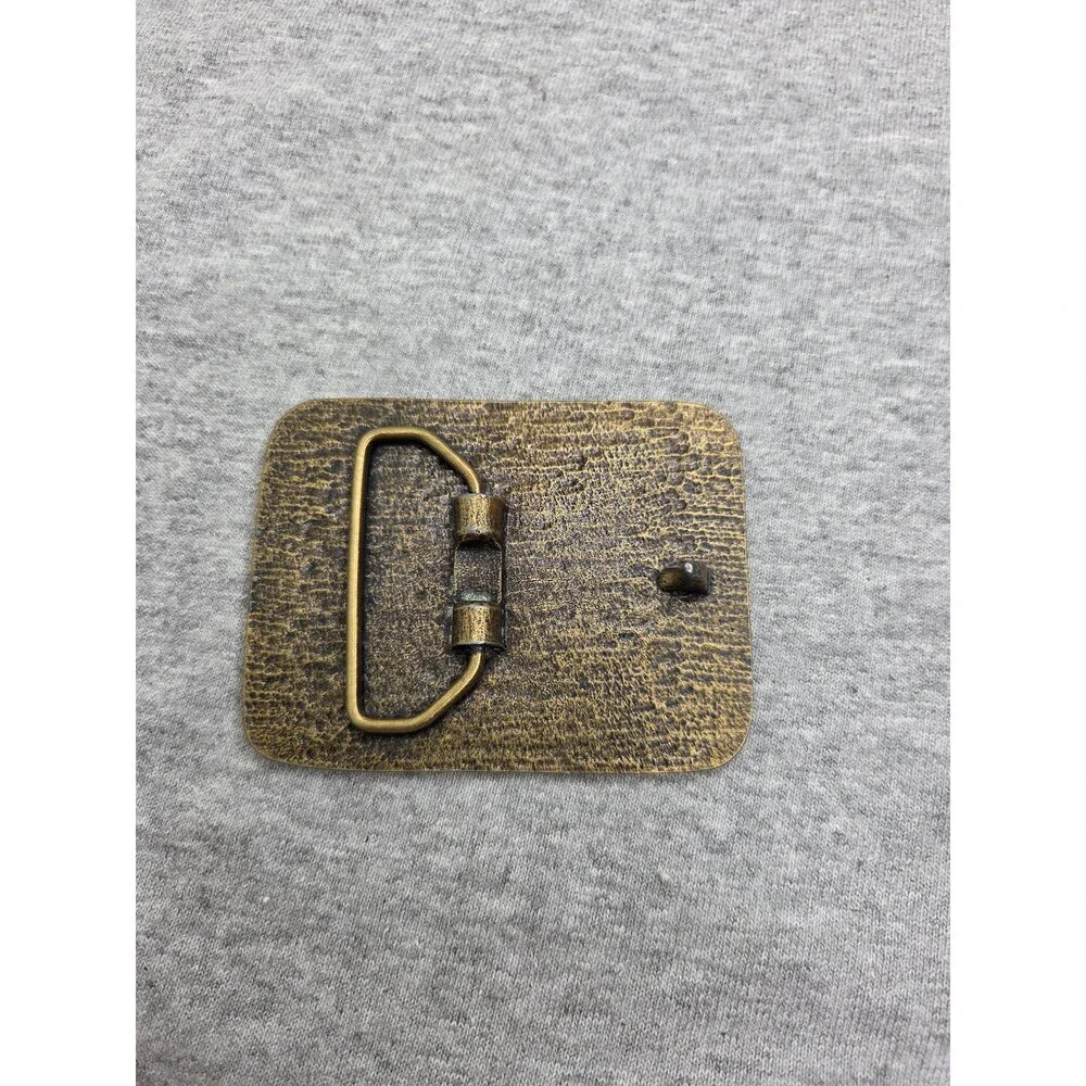 Rare Skoal Dash For Cash Million Dollar Race Brass Belt Buckle